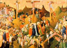 Kalvarienberg der Familie von dem Wasservass, unbek. Kölner Meister, um 1425/30.