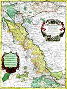 Kupferstich v. Sanson - AEK, Karte B 8.