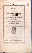 Druck und handschr. Schreiben des Unterpräfekten Sybertz v. 17. August 1801
