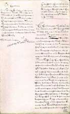 Reinkonzept v. 19. März 1837 mit wenigen handschr. Korrekturen Spiegels AEK, CR I 21.2.