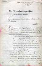 Ausgefüllte Vordrucke v. 2. März, 17. Januar und 3. Februar 1874 – AEK, Nachlass Melchers 69 .
