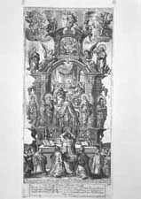 Kupferstich v. Johann Heinrich Löffler, 66 x 33 cm - Kölnisches Stadtmuseum, KSM G 14790.
