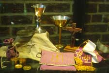 Messkelch und weitere liturgische Gerätschaften - AEK, Nachlass Guido Aix.